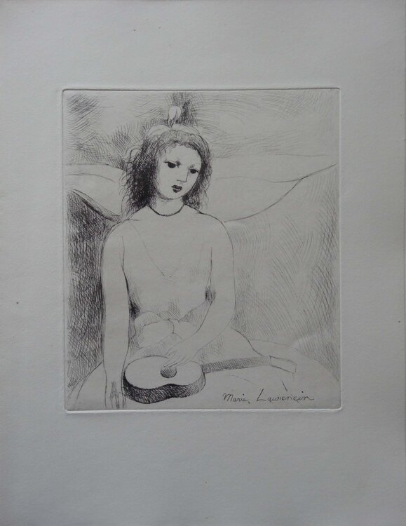 Jeune fille à la guitare Marie Laurencin