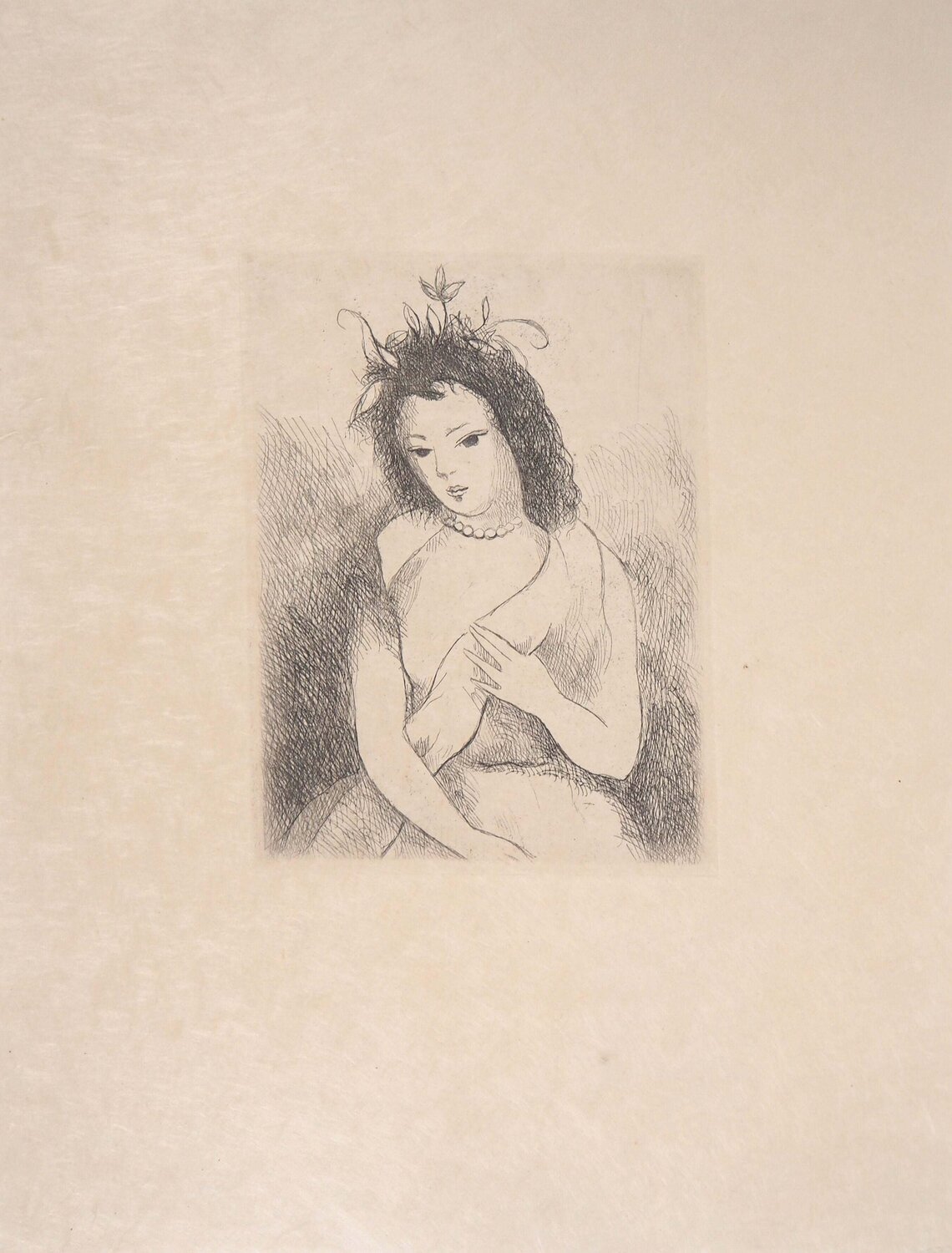 Fillette Marie Laurencin Stampa in vendita