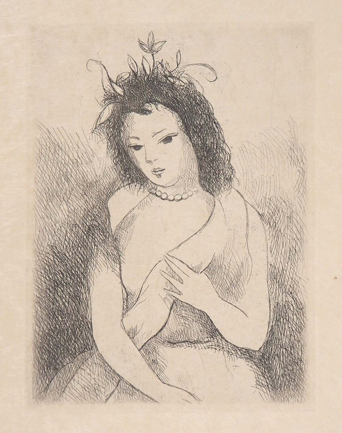 Fillette Marie Laurencin Impresión en venta