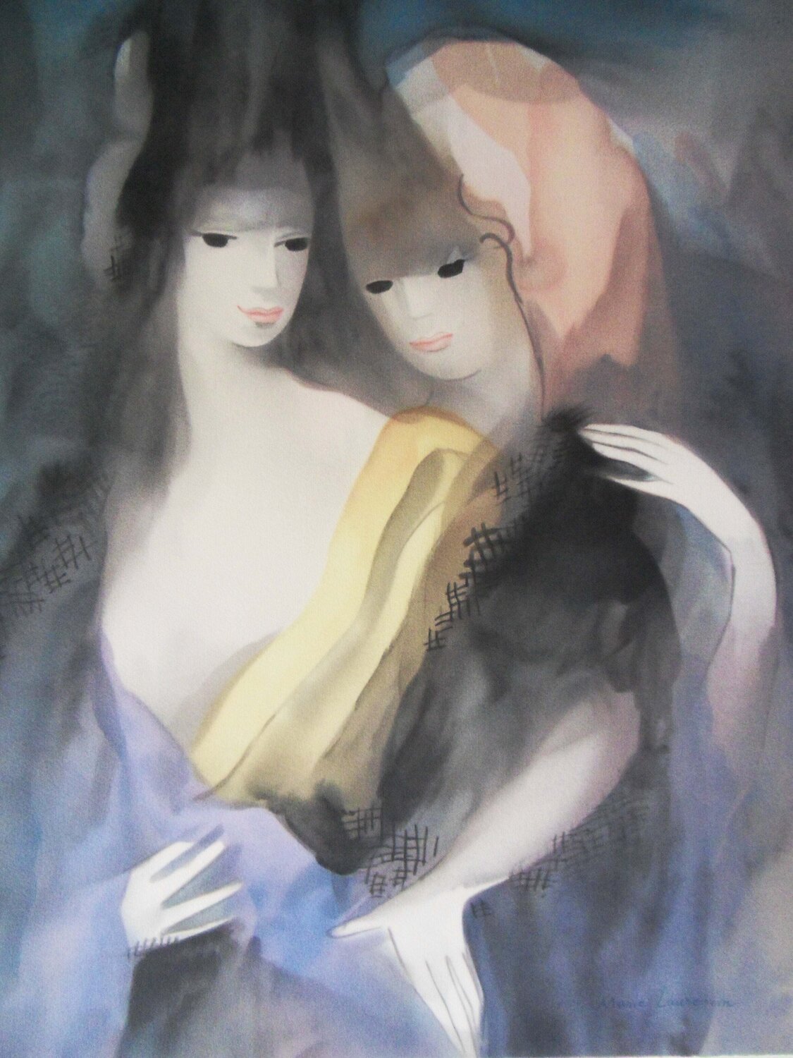 Les deux amies Marie Laurencin Stampa in vendita