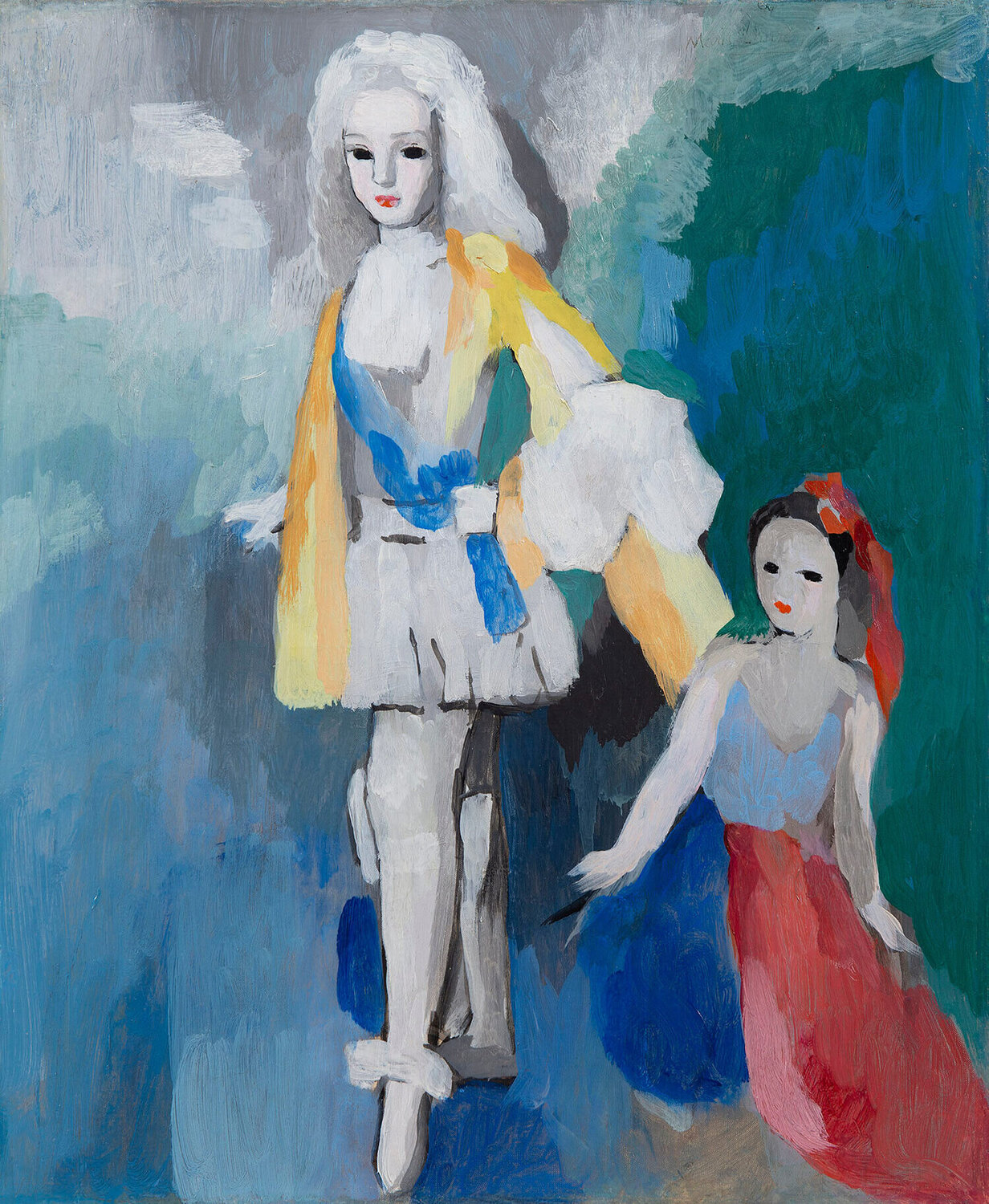 Mascarade Marie Laurencin Origineel schilderij te koop