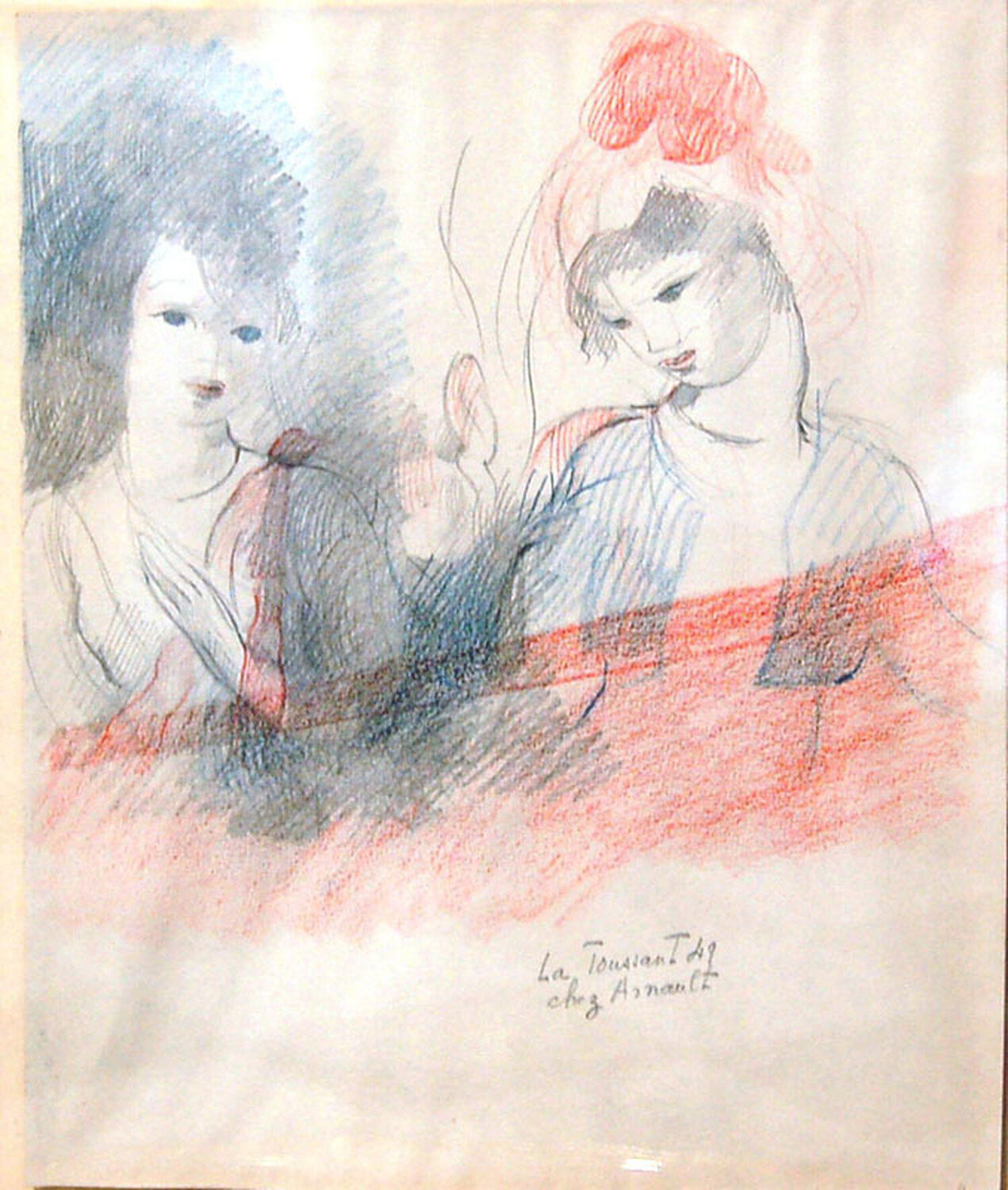 Les Deux Amies Marie Laurencin Opera su carta in vendita