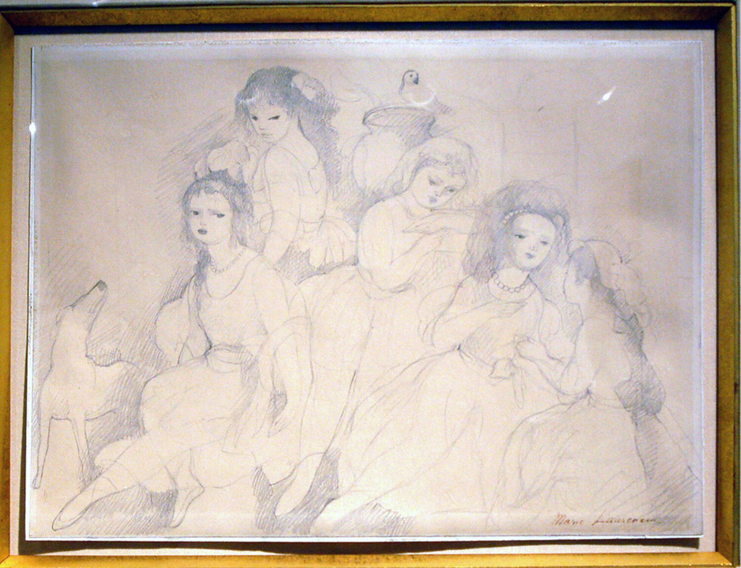 Conversation Entre Amies Marie Laurencin Opera su carta in vendita