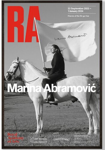 The Hero, 2001 (Hand Signed by Marina Abramovic with Royal Academy label) par Marina Abramovic, Édition en vente sur Singulart