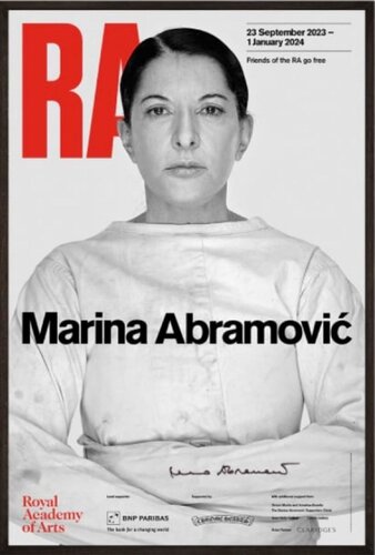 The Spirit in Any Condition Does Not Burn (Hand signed by Marina Abramovic, with provenance label from the Royal Academy), 2011 par Marina Abramovic, Édition en vente sur Singulart