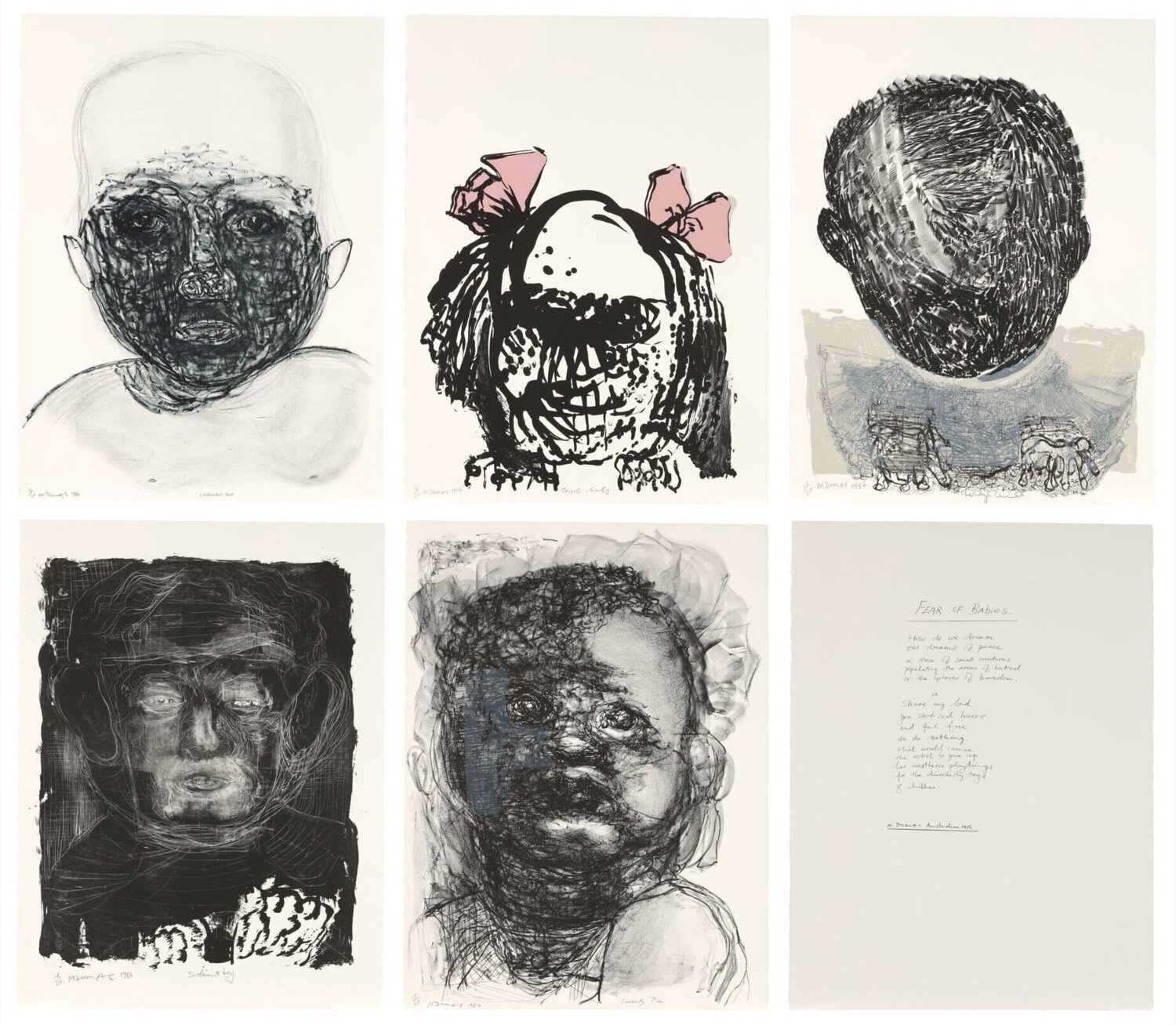Fear of Babies Marlene Dumas Stampa in vendita