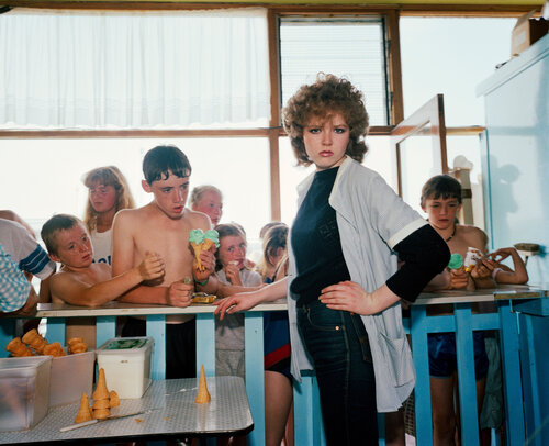 The Last Resort [ice cream girl] van Martin Parr, Fotografie te koop op Singulart