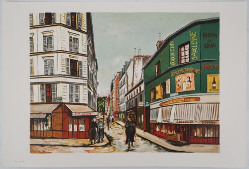 Rue Seveste à Montmartre by Maurice Utrillo, Print for Sale on Singulart