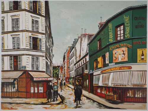 モーリス・ユトリロＭaurice Utrillo、サンティエール、限定１０００部 モーリス・ユトリロMaurice Utrillo、サンティエール、限定