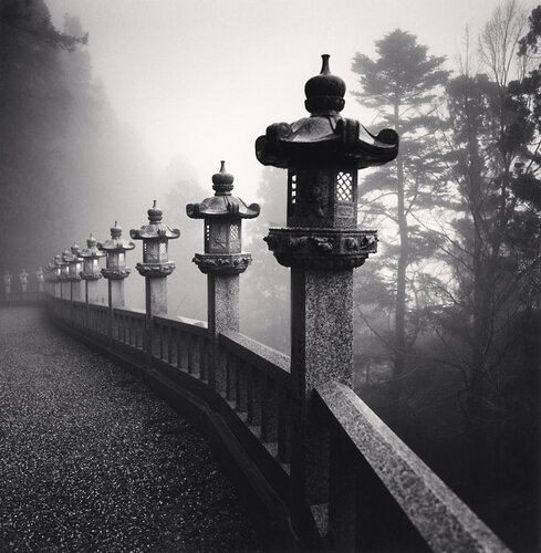 Temple Lanterns, Shosanji, Tokushima, Shikoku, Japan van Michael Kenna, Fotografie te koop op Singulart
