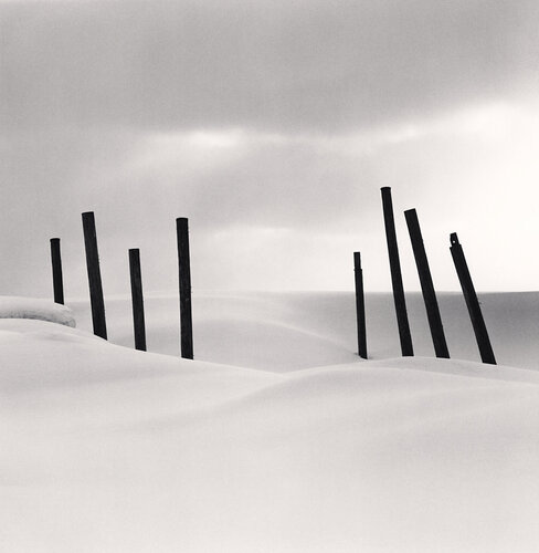 Eight Posts, Rumoi, Hokkaido, Japan van Michael Kenna, Fotografie te koop op Singulart