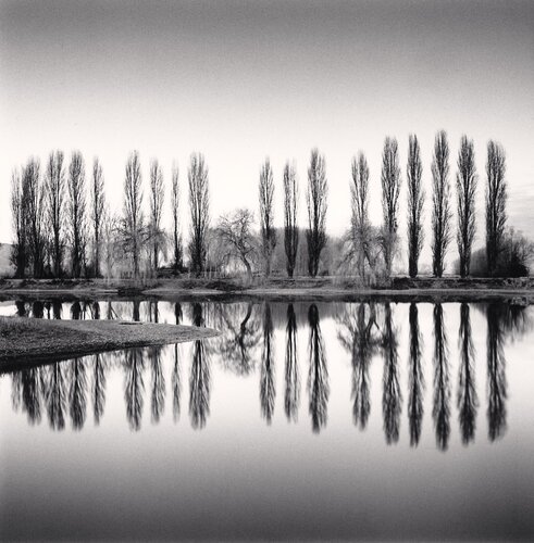 Ortucchio Lake Reflection, Fucino, Abruzzo, Italy. van Michael Kenna, Fotografie te koop op Singulart