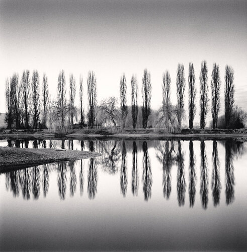 Ortucchio Lake Reflection, Fucino, Abruzzo, Italy van Michael Kenna, Fotografie te koop op Singulart
