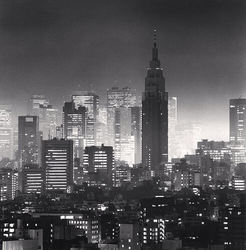 Docomo Tower, Tokyo, Honshu, Japan van Michael Kenna, Fotografie te koop op Singulart