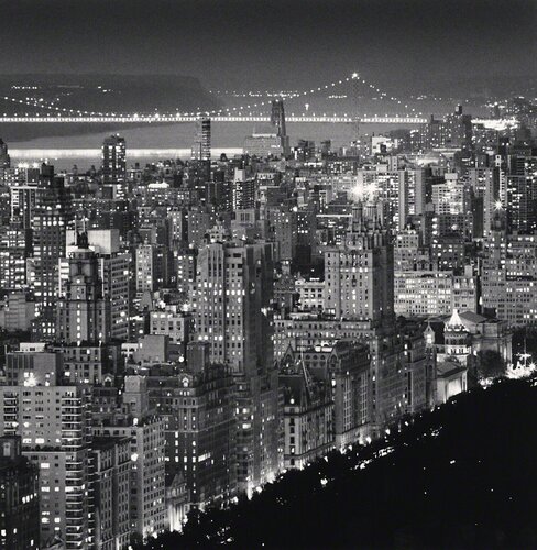 Upper Manhattan and George Washington Bridge, New York, New York van Michael Kenna, Fotografie te koop op Singulart