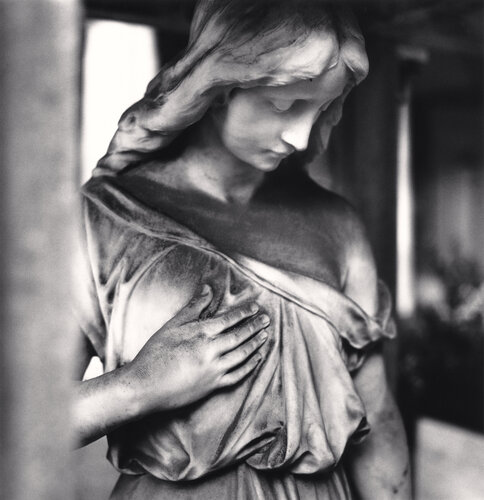 Cemetery Statue, Sulmona, Abruzzo, Italy van Michael Kenna, Fotografie te koop op Singulart