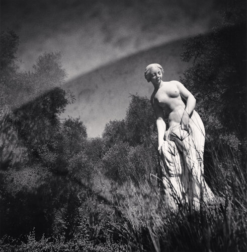 Reflected Statue, Nice, Alpes-Maritimes, France van Michael Kenna, Fotografie te koop op Singulart