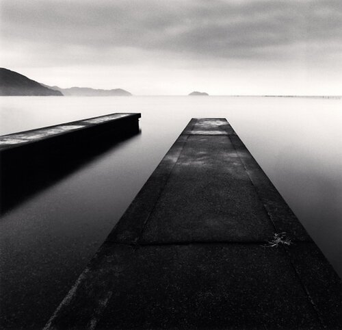 Two Piers, Imazu, Honshu, Japan van Michael Kenna, Fotografie te koop op Singulart