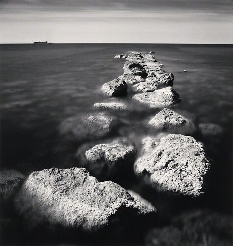 Jetty and Waiting Ship, Palma, Mallorca, Spain van Michael Kenna, Fotografie te koop op Singulart