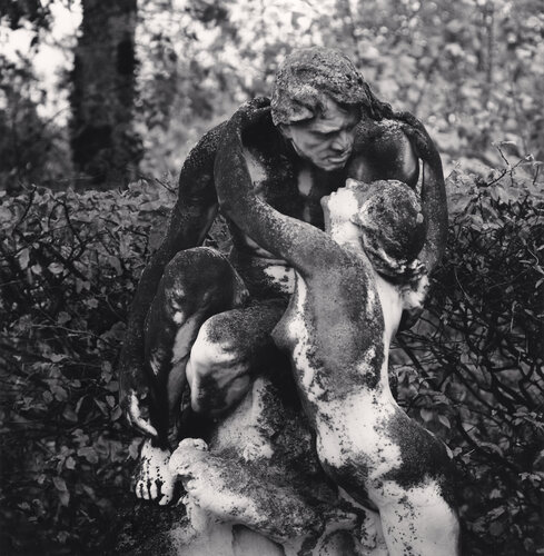 Bosquet Statuary, Vaux le Vicomte, Maincy, France di Michael Kenna, Fotografia in vendita su Singulart