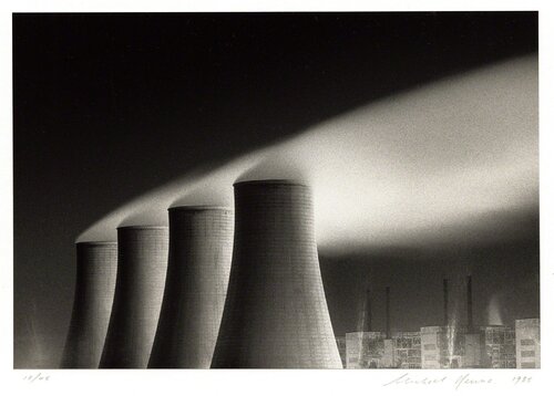 Chapel Cross Power Station, Dumfries, Scotland di Michael Kenna, Fotografia in vendita su Singulart