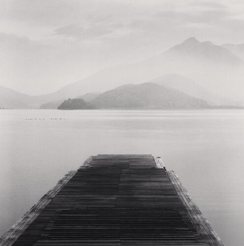 Boat Ramp, Lake Kawaguchi, Honshu, Japan. di Michael Kenna, Fotografia in vendita su Singulart