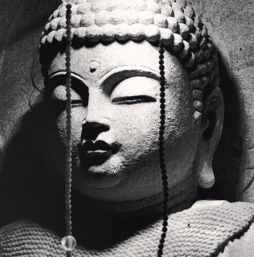 Jizo Bosatsu, Ishitej, Ehime, Shikoku, Japan van Michael Kenna, Fotografie te koop op Singulart