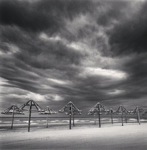 Twelve Beach Structures, Montesilvano, Abruzzo, Italy van Michael Kenna, Fotografie te koop op Singulart