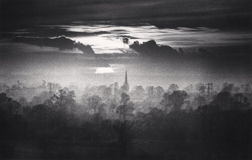 Sunset, Middleton Cheney, Northamptonshire, England. di Michael Kenna, Fotografia in vendita su Singulart