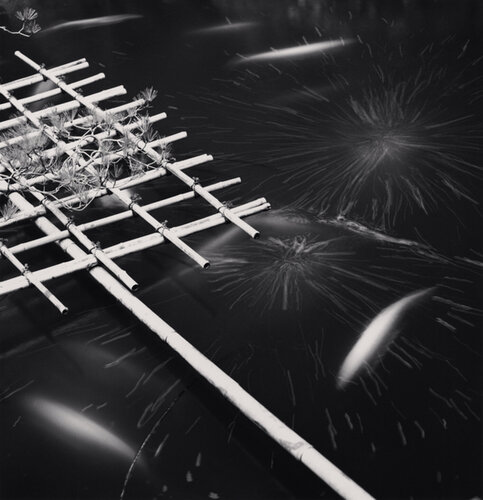 Temple Pond, Sanboh-in, Koyasan, Japan di Michael Kenna, Fotografia in vendita su Singulart