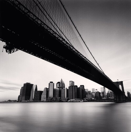 Brooklyn Bridge, Study 1, New York, New York, USA. di Michael Kenna, Fotografia in vendita su Singulart