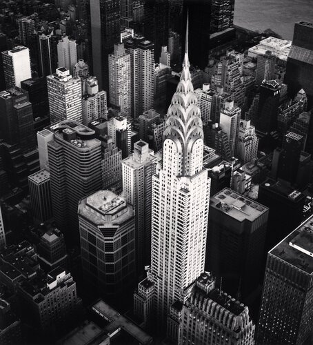 Chrysler Building, Study 4, New York, New York, USA. di Michael Kenna, Fotografia in vendita su Singulart