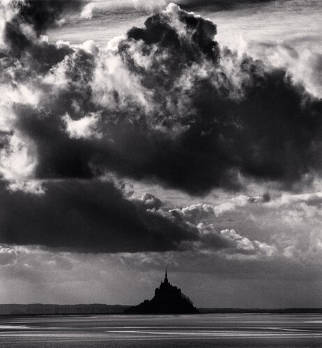 November Clouds, Mont St. Michel, France. van Michael Kenna, Fotografie te koop op Singulart
