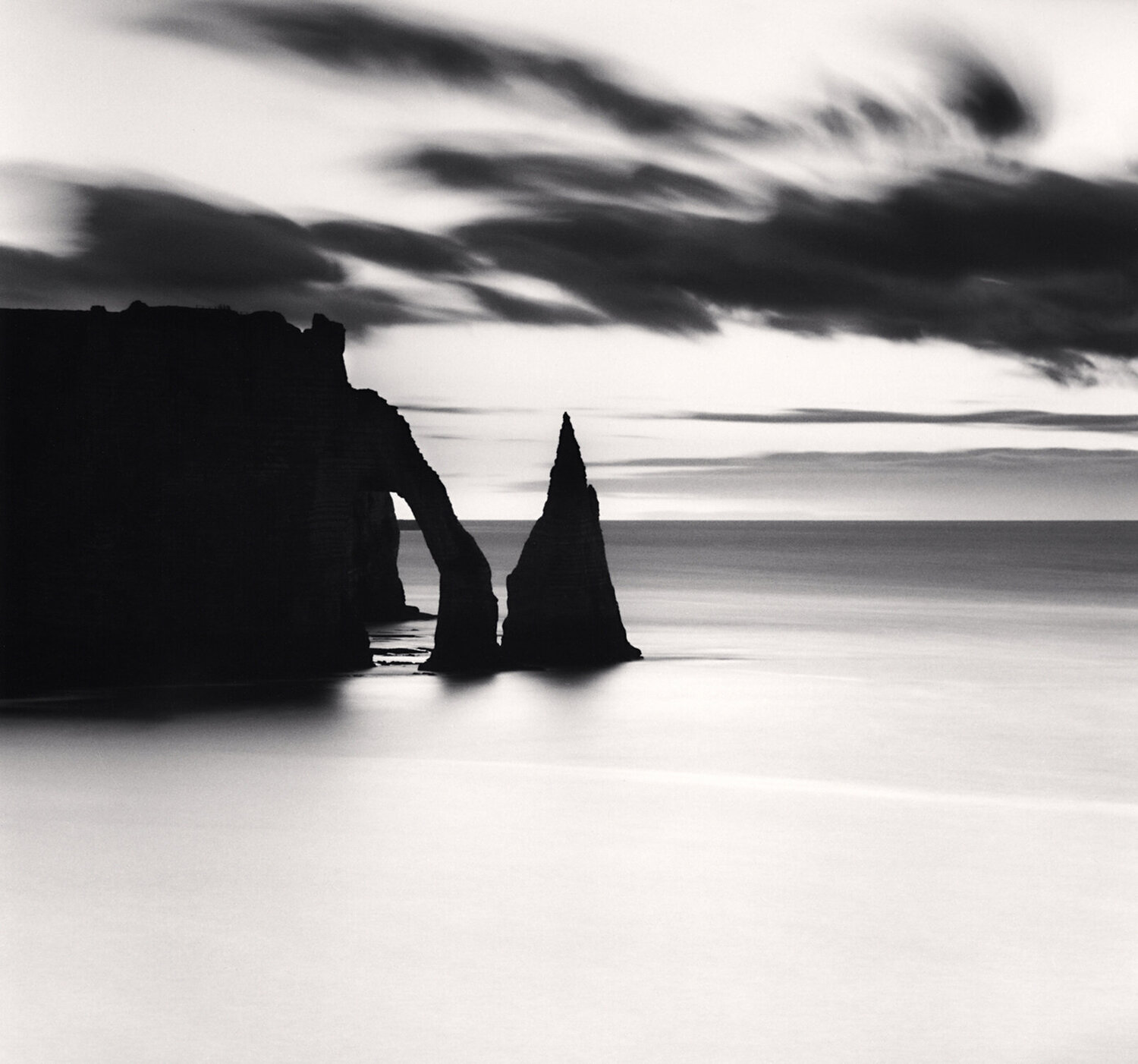 Falaise d'Aval au Crepuscule, Etreta Michael Kenna