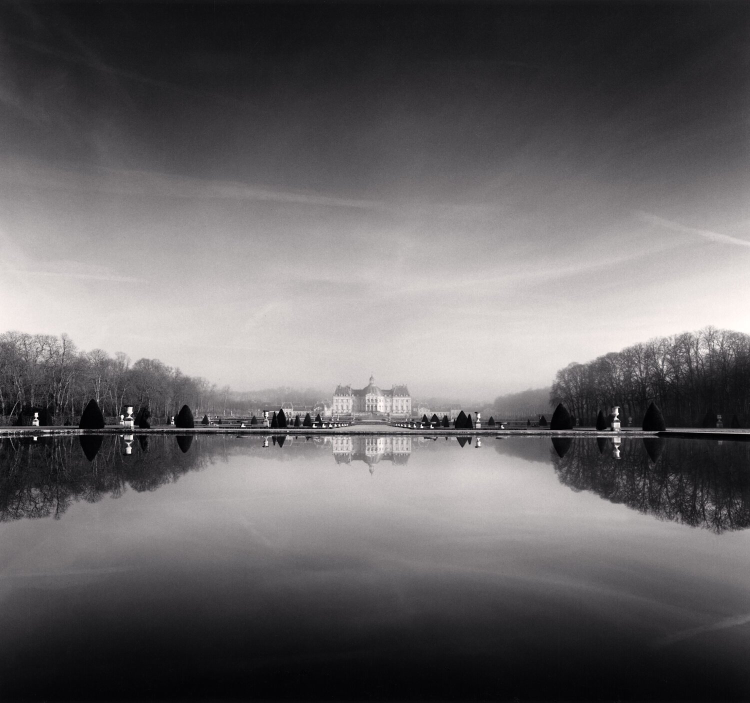 Reflection, Study 2, Vaux le Vicomte, France. Michael Kenna