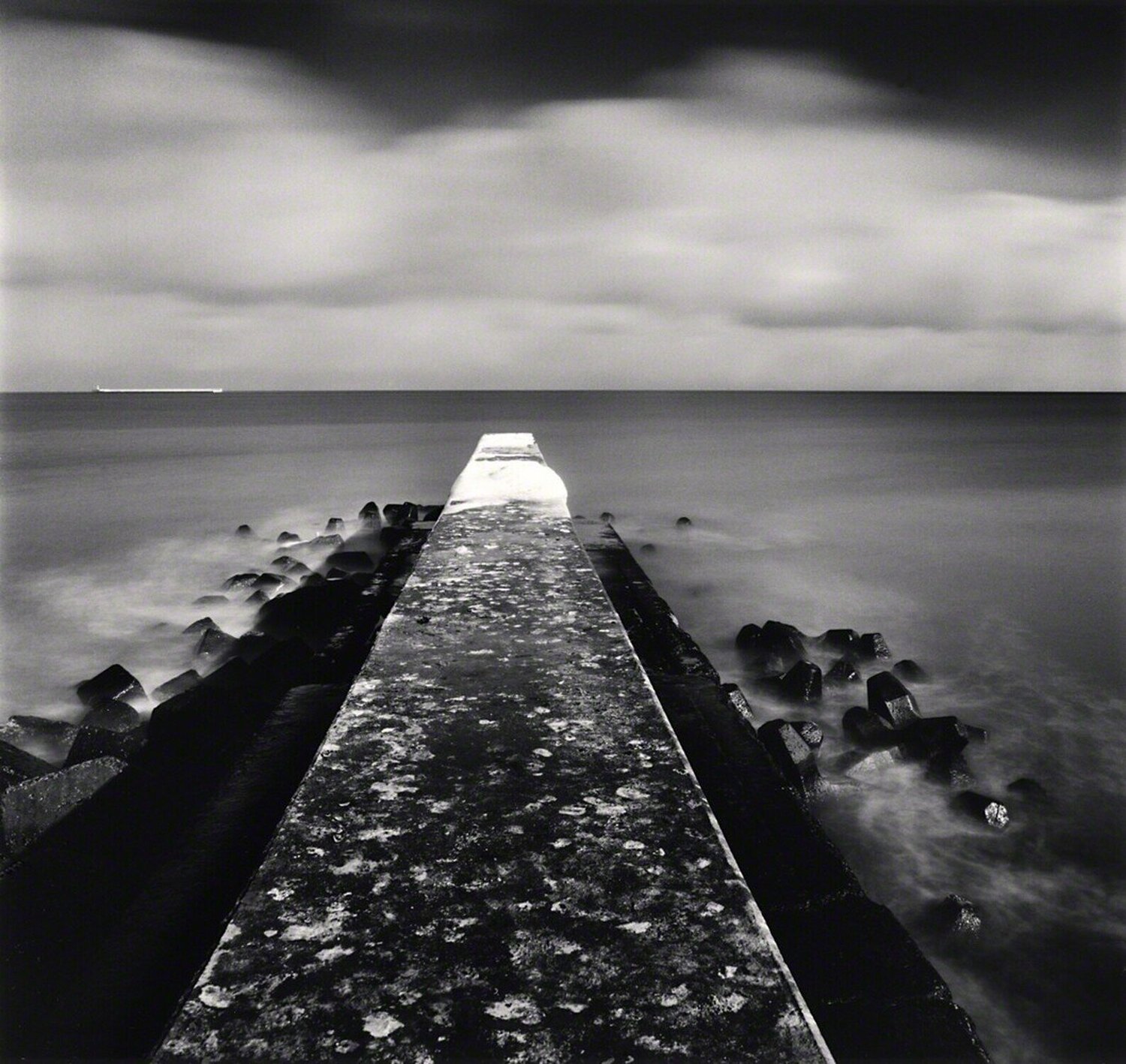 Snow on Pier, Memanbetsu, Hokkaido, Japan Michael Kenna