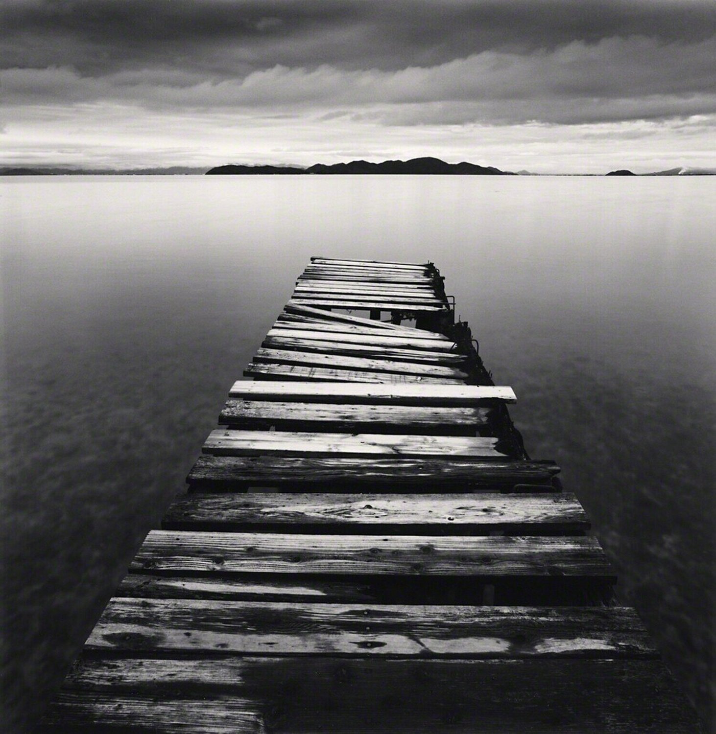 Crumbling Boardwalk, Shiga, Honshu, Japan Michael Kenna