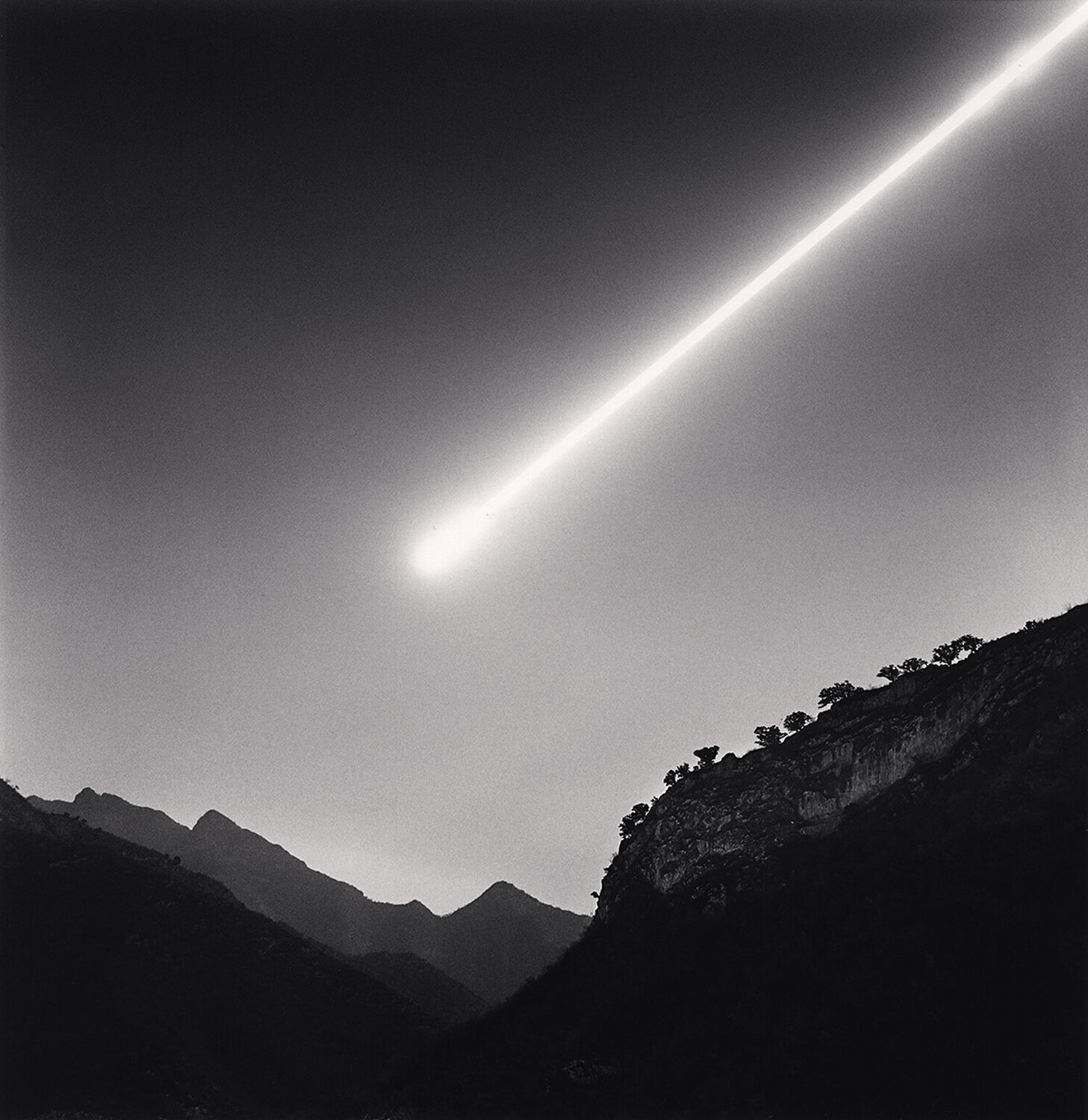 Moon Rise, Cuandixia, Beijing, China Michael Kenna