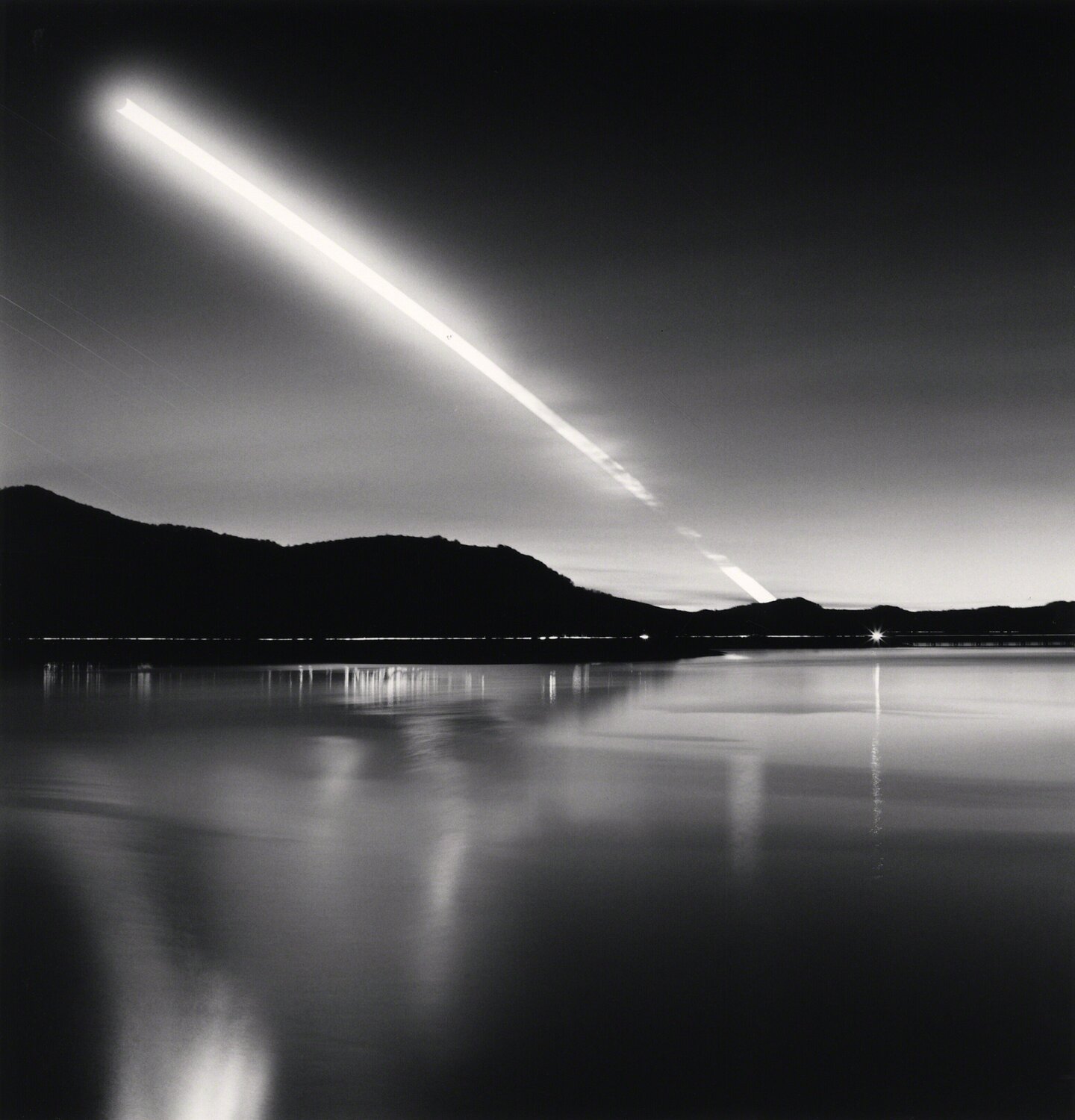 Moon Set, Lake Campotosto, Abruzzo, Italy Michael Kenna