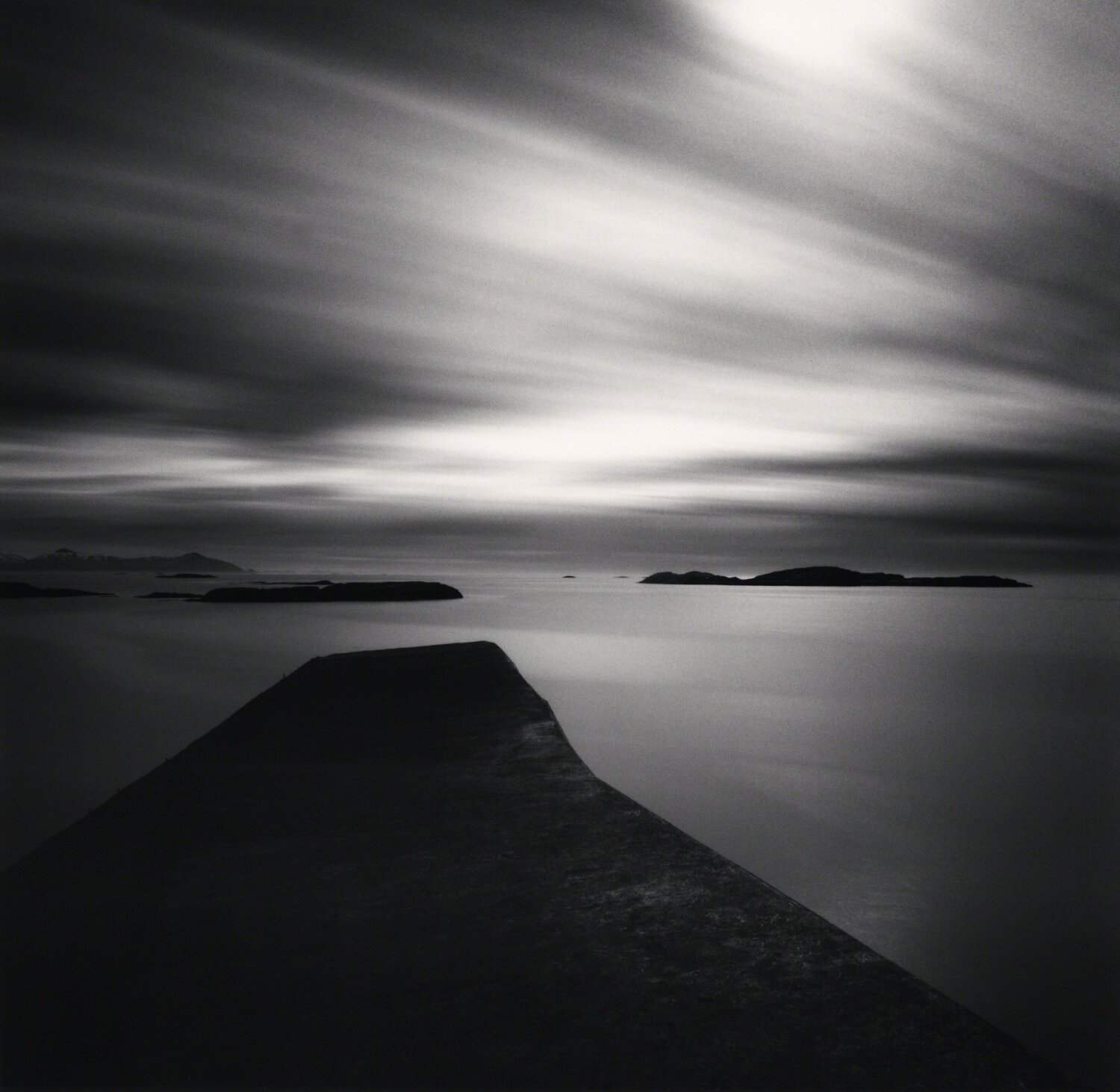 Moving Clouds, Grip Island, Kristiansund, Norway Michael Kenna