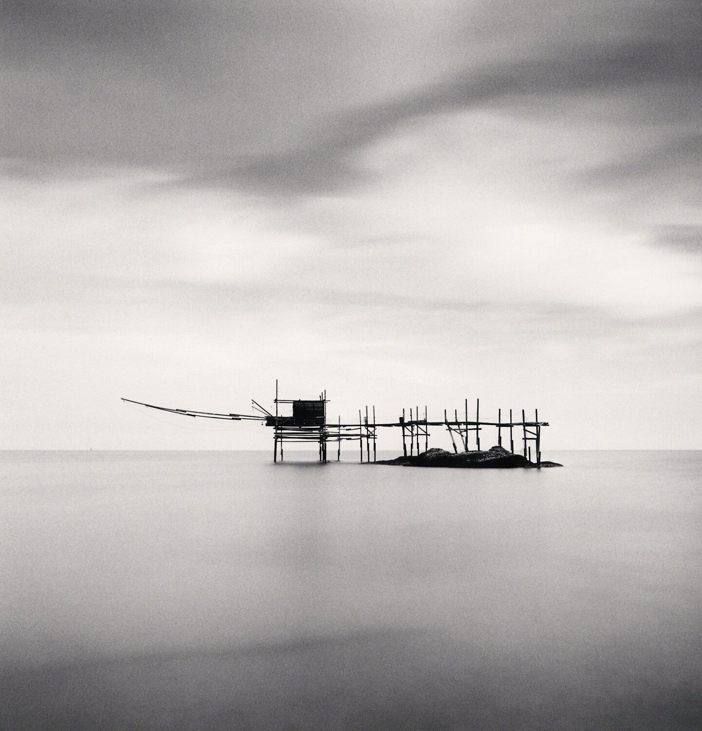 Trabocco Punta Aderci, Study 2, Vasto, Abruzzo, Italy. Michael Kenna