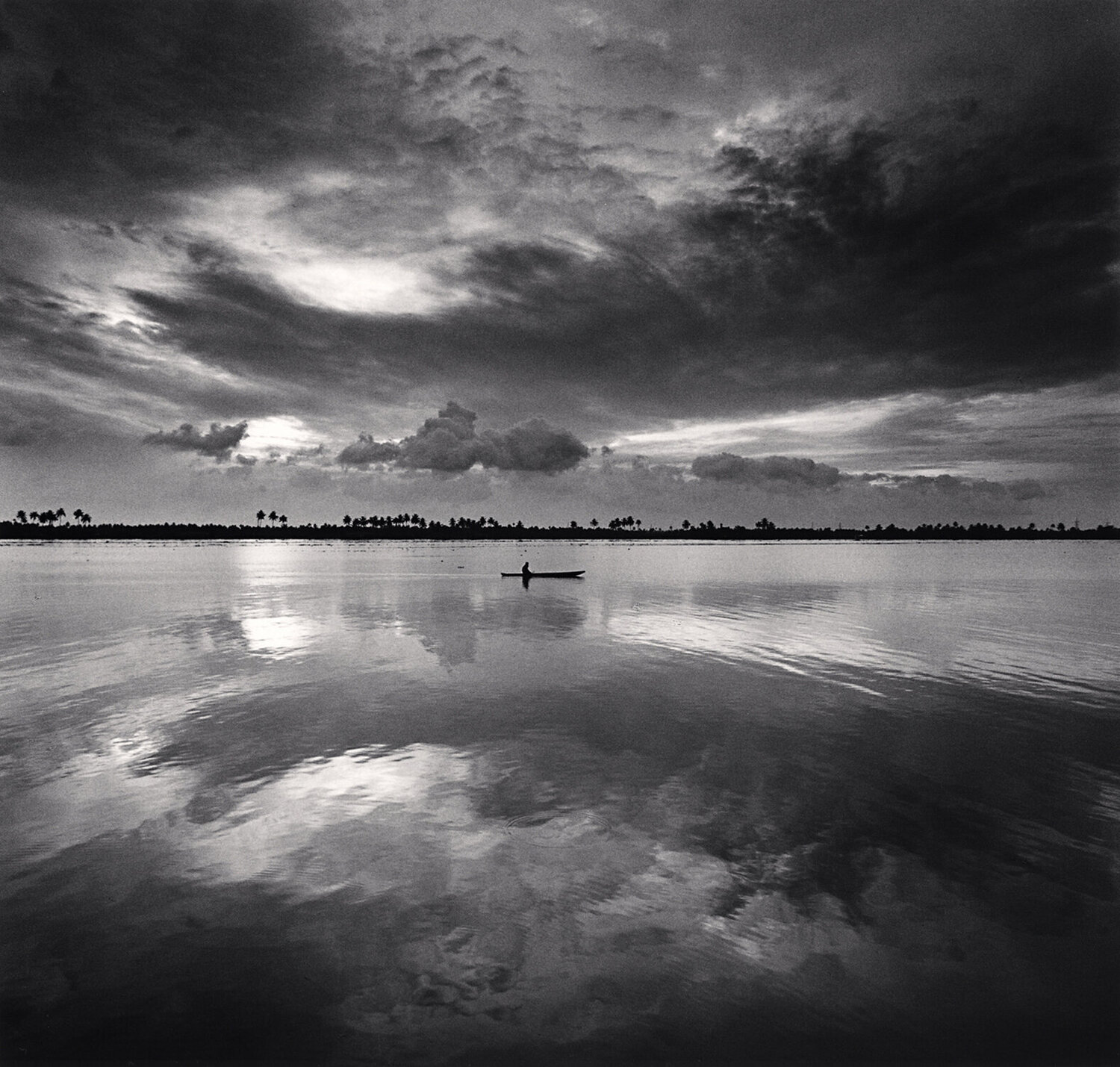 Single Boat, Backwaters, Kerala, India Michael Kenna