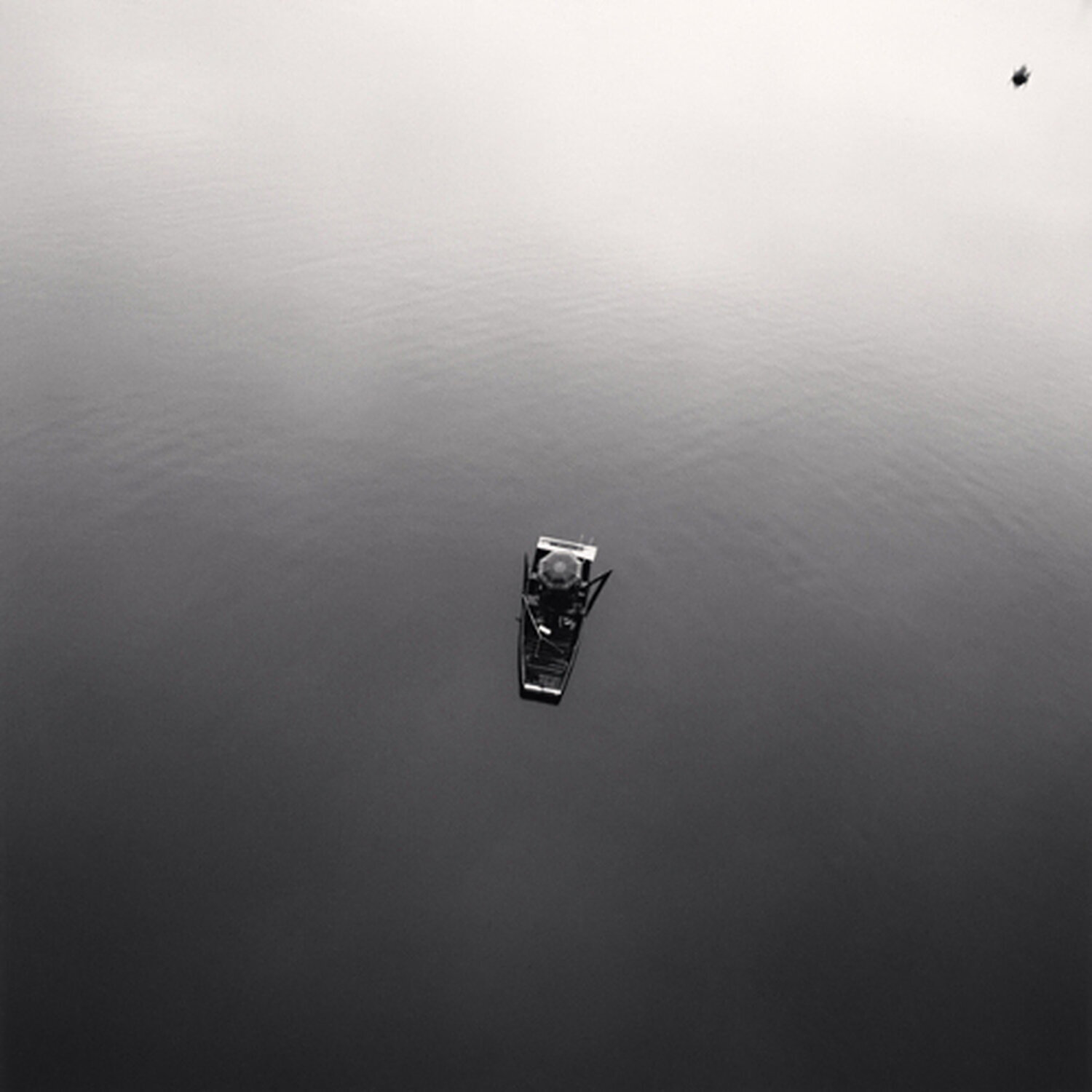Two People Fishing, Prague, Czechoslovakia Michael Kenna