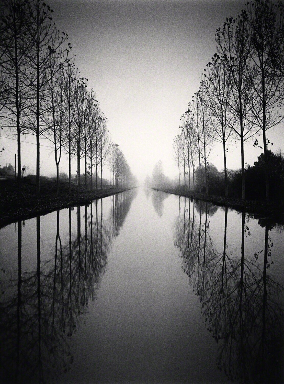 French Canal, Study 2, Loir-et-Cher, France Michael Kenna Fotografia in vendita