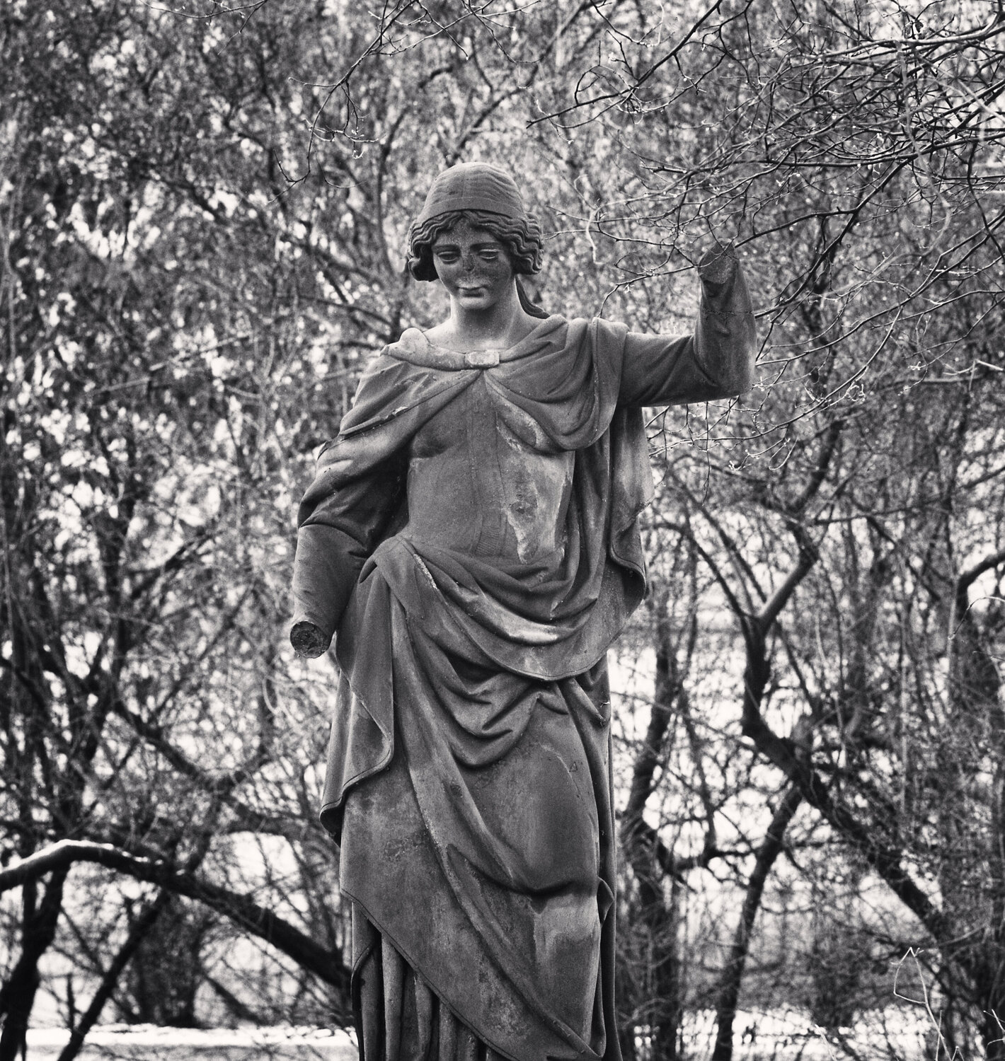 Garden Statue, Prague, Czechoslovakia Michael Kenna