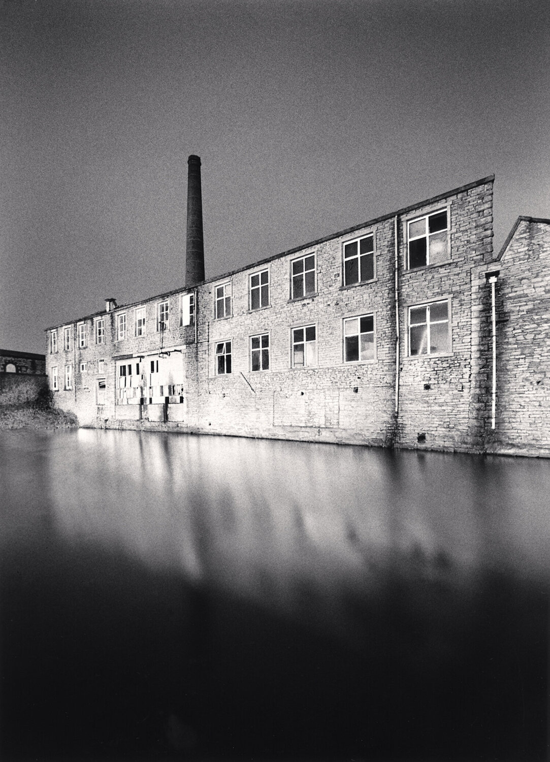 Factory Wall, Blackburn, Lancashire, England Michael Kenna