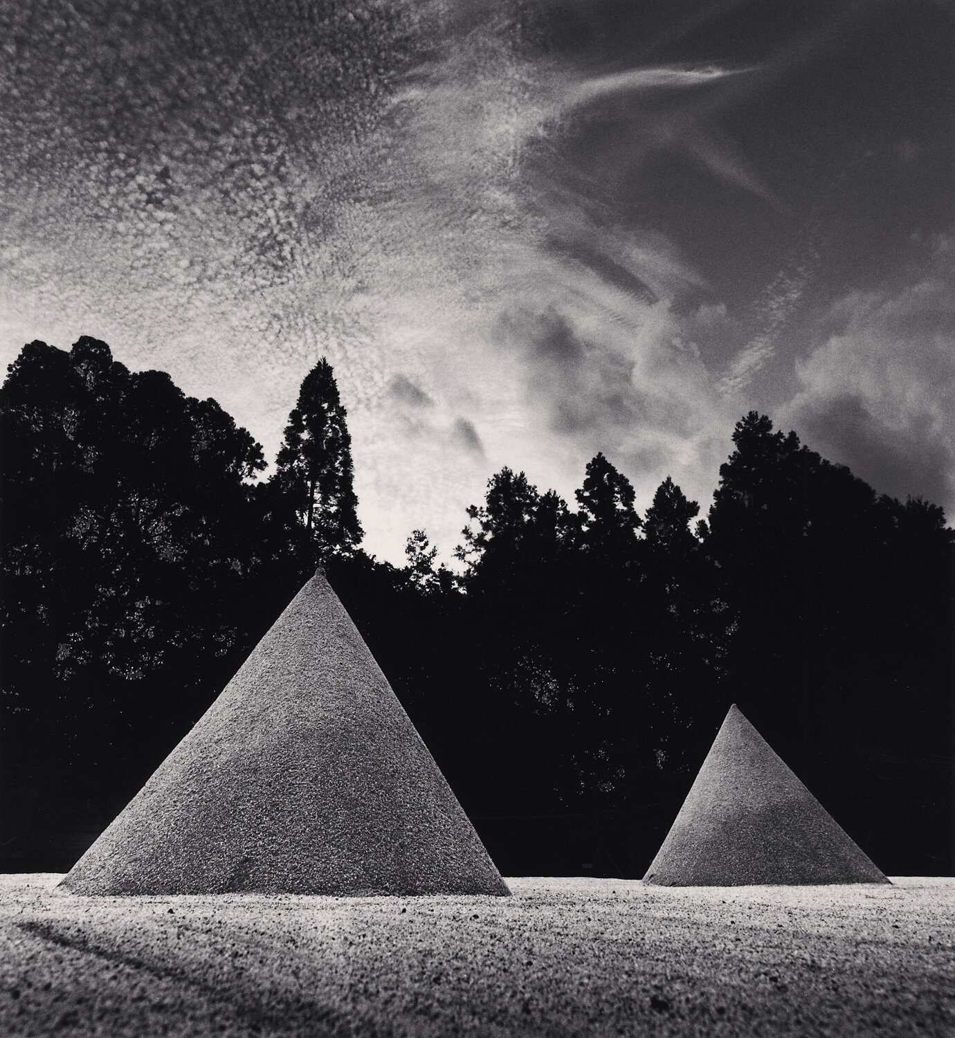 Sand Mounds, Kamigamojinja, Kyoto Michael Kenna