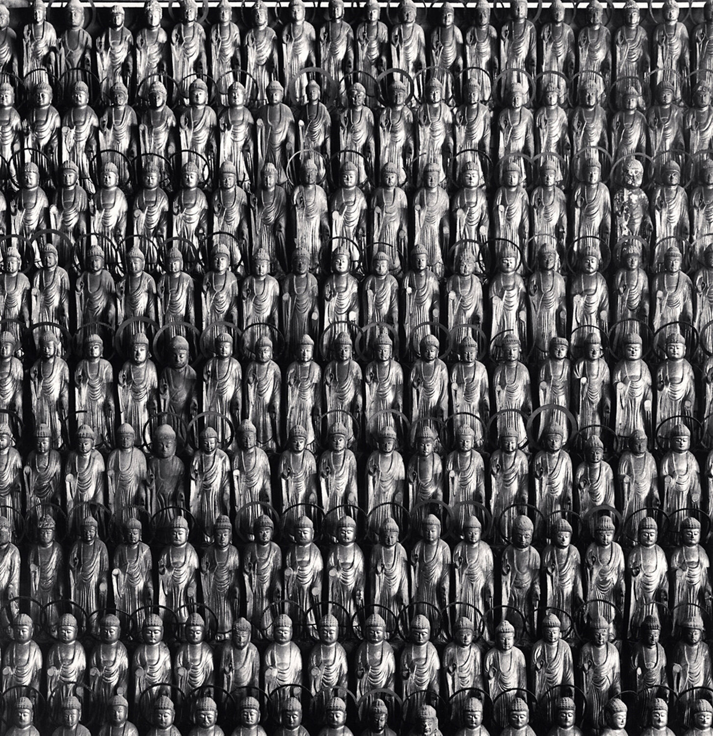 Bodhisattva Statues, Prayer Hall, Koyasan, Japan Michael Kenna