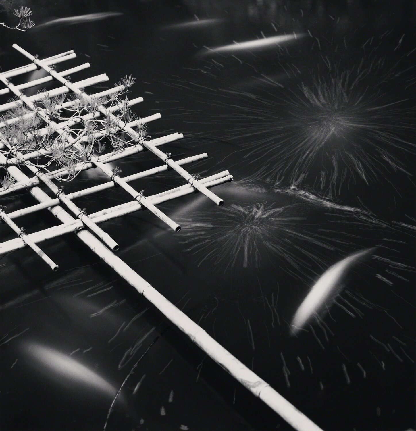 Temple Pond, Sanboh-in, Koyasan, Japan Michael Kenna Fotografie zu verkaufen