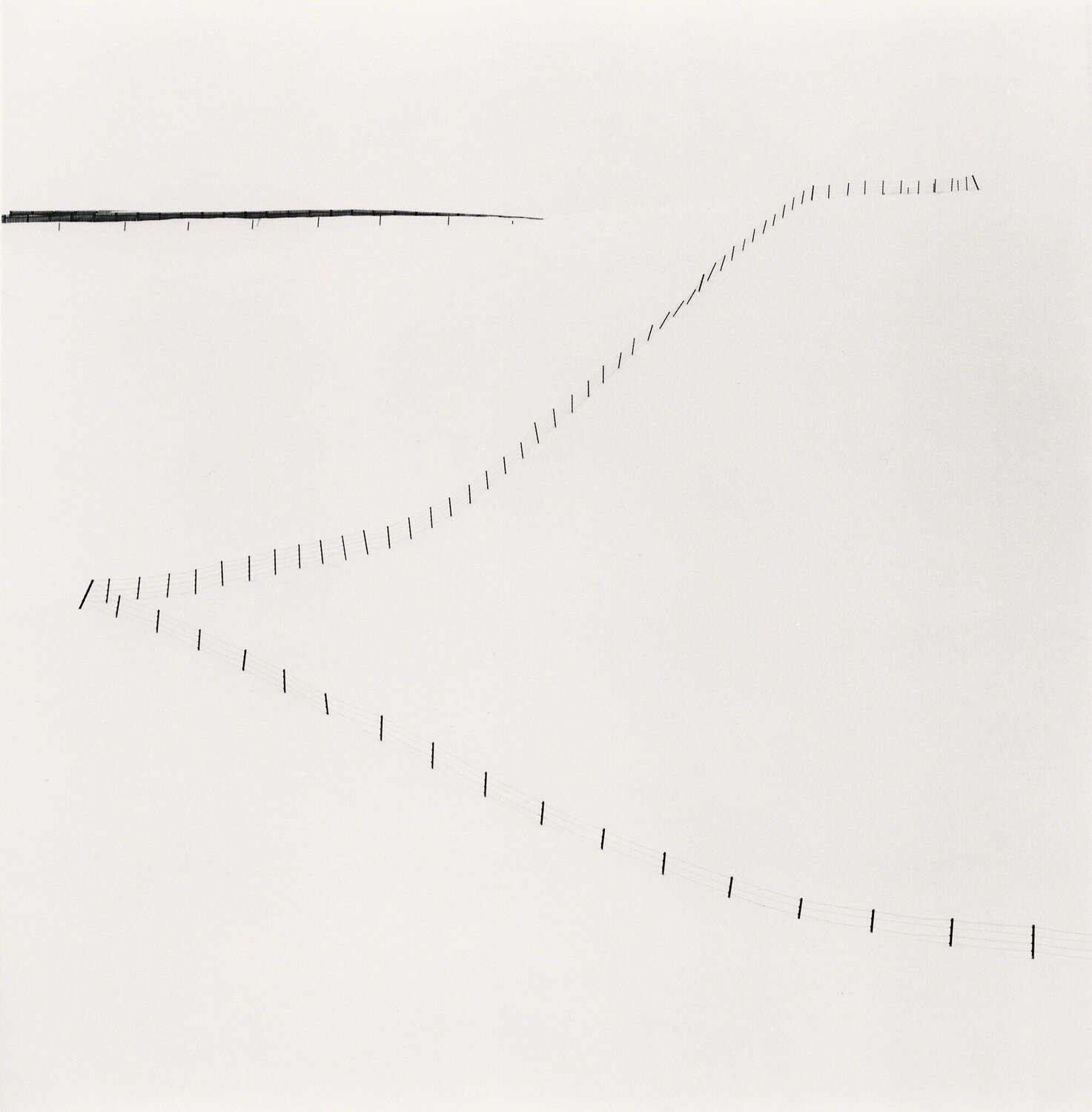 Hillside Fence, Study 6, Teshikaga, Hokkaido, Japan Michael Kenna Fotografie zu verkaufen